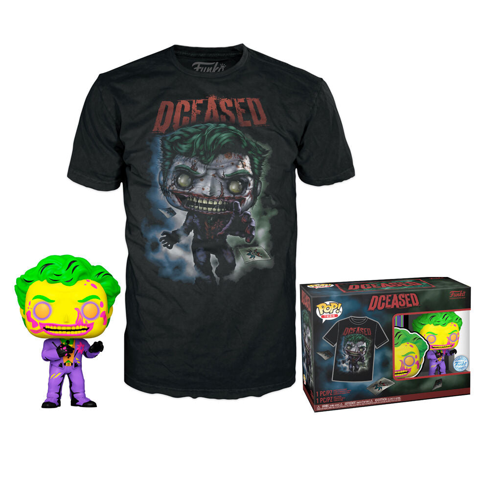 Set figura POP & Tee DC Comics Joker Frikytopia