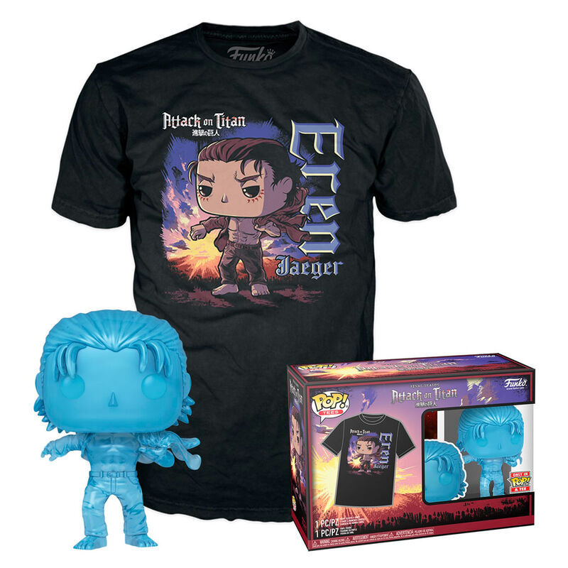 Set figura POP & Tee Attack on Titan Eren Exclusive Frikytopia
