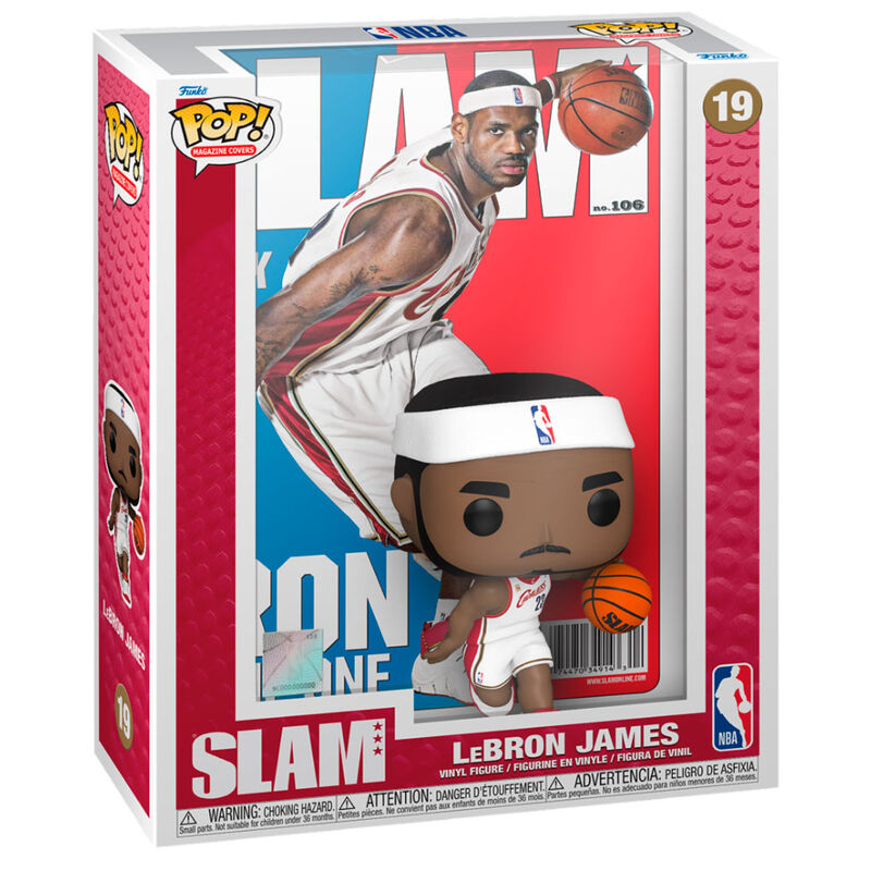 Figura POP Cover NBA Slam LeBron James Frikytopia