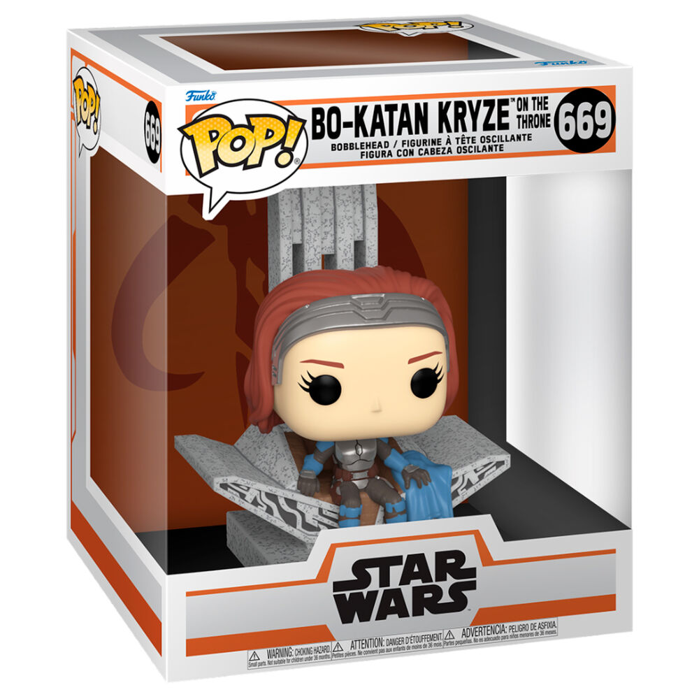 Star Wars: The Mandalorian POP! Deluxe Vinyl Figura Bo Katan w/Throne 9