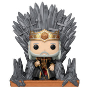 La casa del dragón POP! Deluxe Vinyl Figura Viserys on Throne 9 cm
