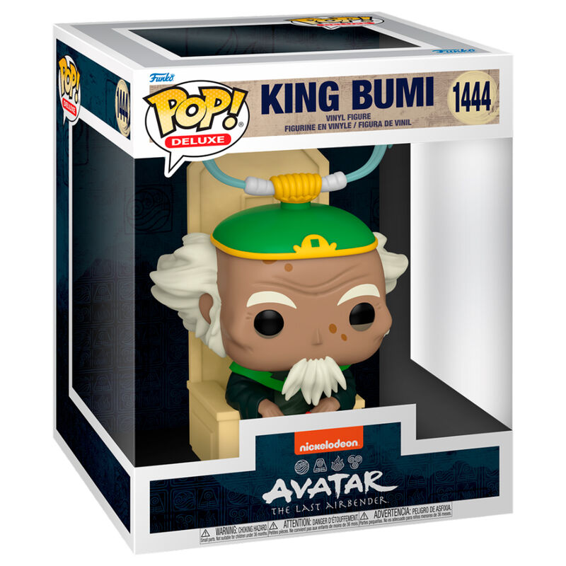 Avatar: la leyenda de Aang Figura POP! Deluxe Vinyl King Bumi 9 cm