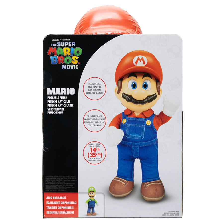 Super Mario Bros. La película Peluche Mario 30 cm