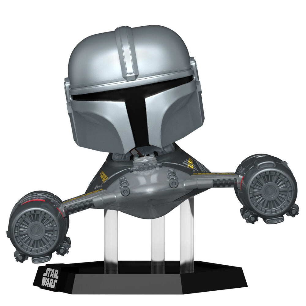 Funko pop rides mandalorian mandaloriano & n - 1 starfighter 76549