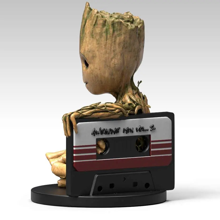 Figura hucha Baby Groot Cassette Guardianes de la Galaxia 2 Marvel