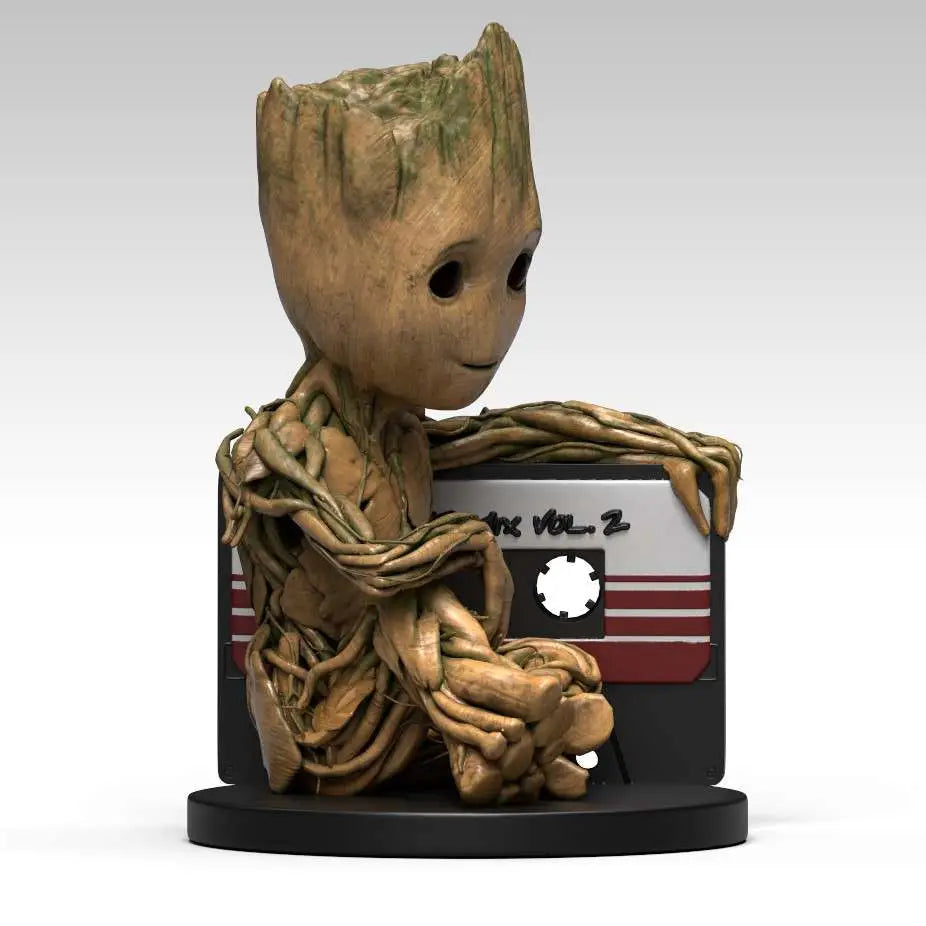 Figura hucha Baby Groot Cassette Guardianes de la Galaxia 2 Marvel