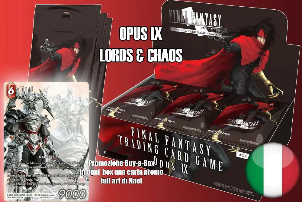 FFTCG OPUS IX BOOSTERS BOX ITALIAN (36) Frikytopia