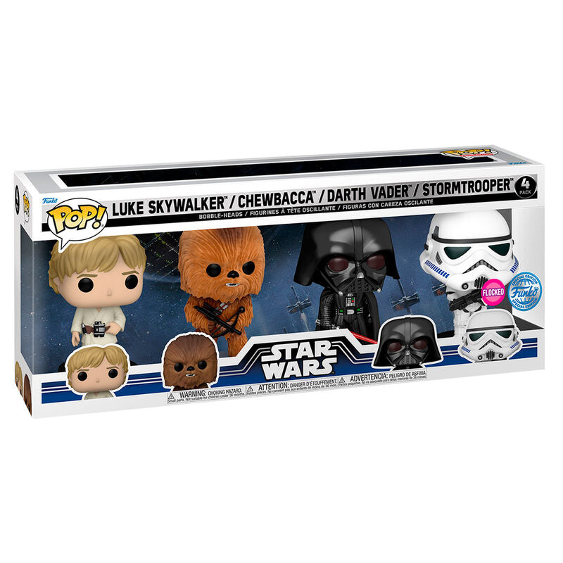 Blister 4 figuras POP Star Wars New Classics Exclusive Frikytopia