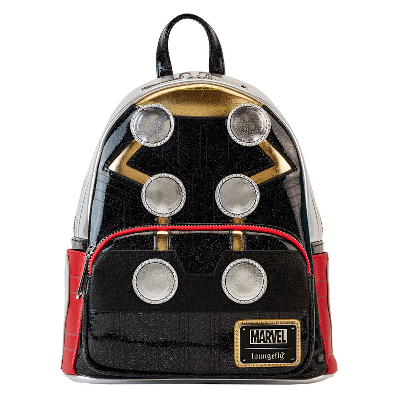Mochila Metallic Thor Marvel Loungefly 26cm Frikytopia