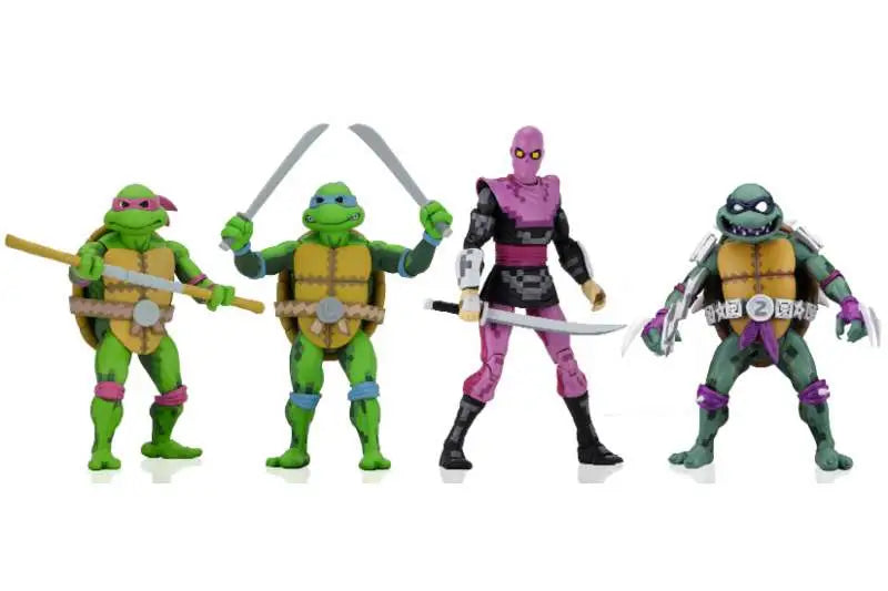 TMNT TURTLES IN TIME SERIES 1 SET (4) Frikytopia