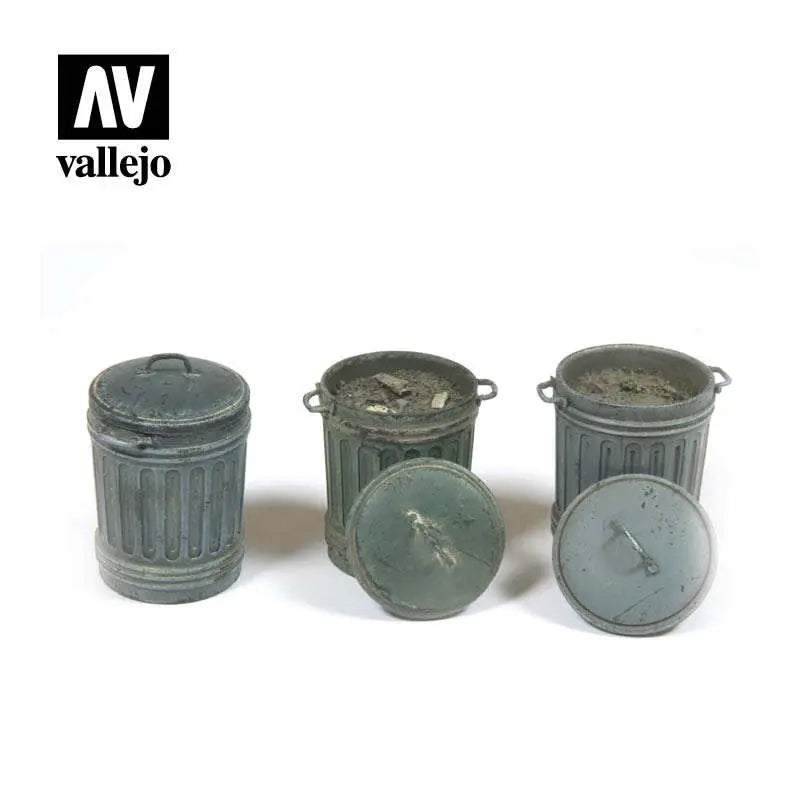 VALLEJO SCENICS GARBAGE BINS 1 SC212 Frikytopia