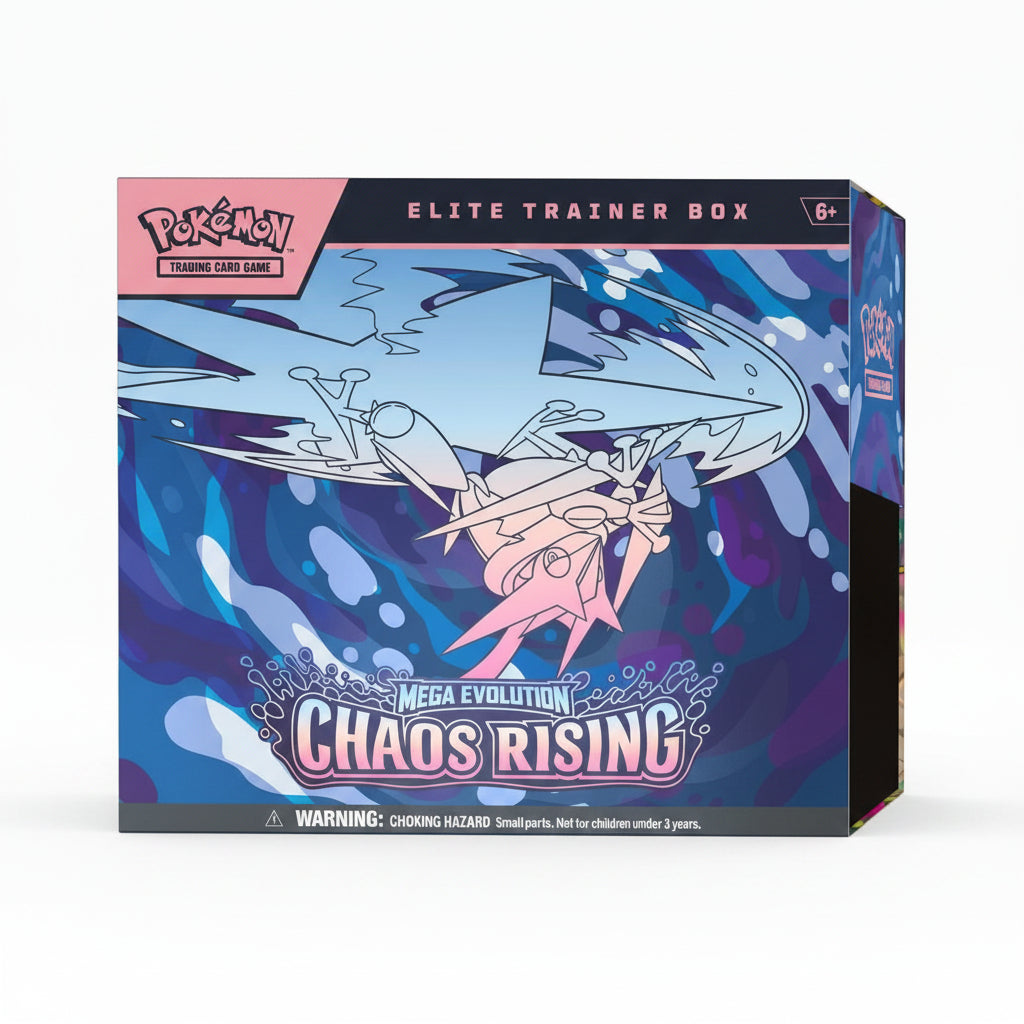 POKEMON TCG MEGA EVOLUTION - CHAOS RISING - ELITE TRAINER BOX INGLÉS