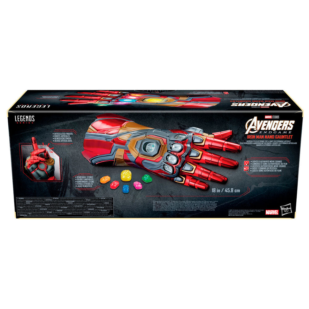 Marvel Legends Series Guantelete Electrónico Iron Man Nano Gauntlet