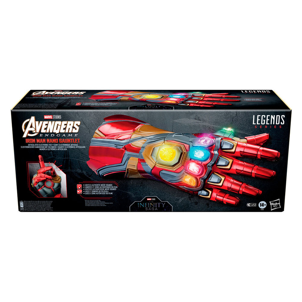 Marvel Legends Series Guantelete Electrónico Iron Man Nano Gauntlet