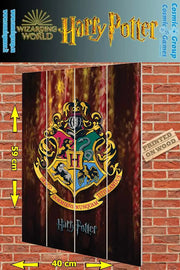 HARRY POTTER HOGWARTS CREST WOOD PRINT