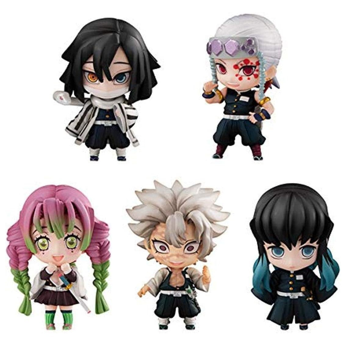 Pack 5 figuras megahouse demon slayer kimetsu no yaiba sailor tanjiro & Frikytopia