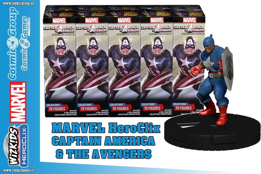 MHC CAP.AMERICA & AVENGERS BOOSTER BRICK Frikytopia
