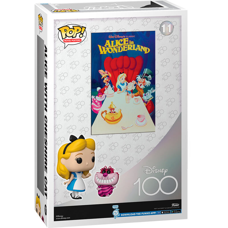 Figura POP Movie Poster Disney 100th Anniversary Alicia en el Pais de la