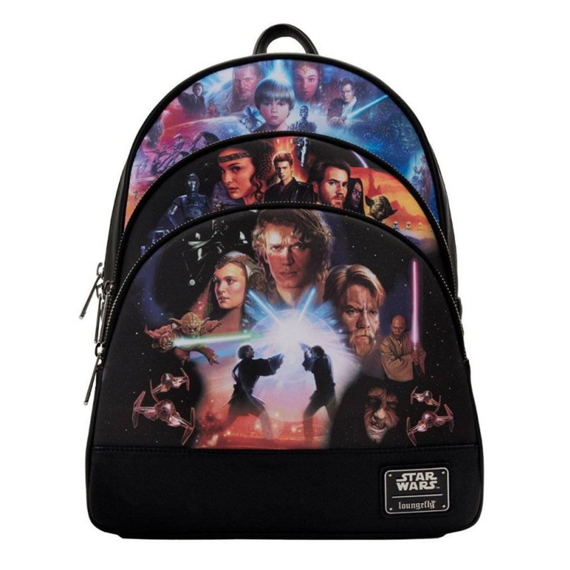 Mini mochila Loungefly Star Wars trilogía: El accesorio imprescindible para los fanáticos de Star Wars