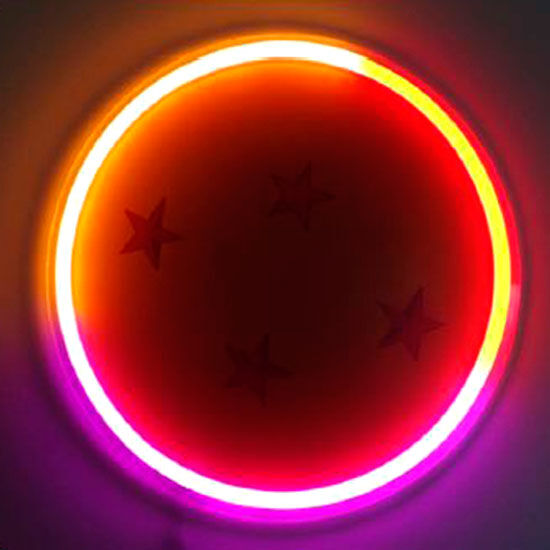 Mural lampara neon teknofun madcow entertainment dragon ball z bola