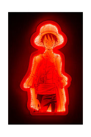 Mural lampara neon teknofun madcow entertainment one piece luffy 30