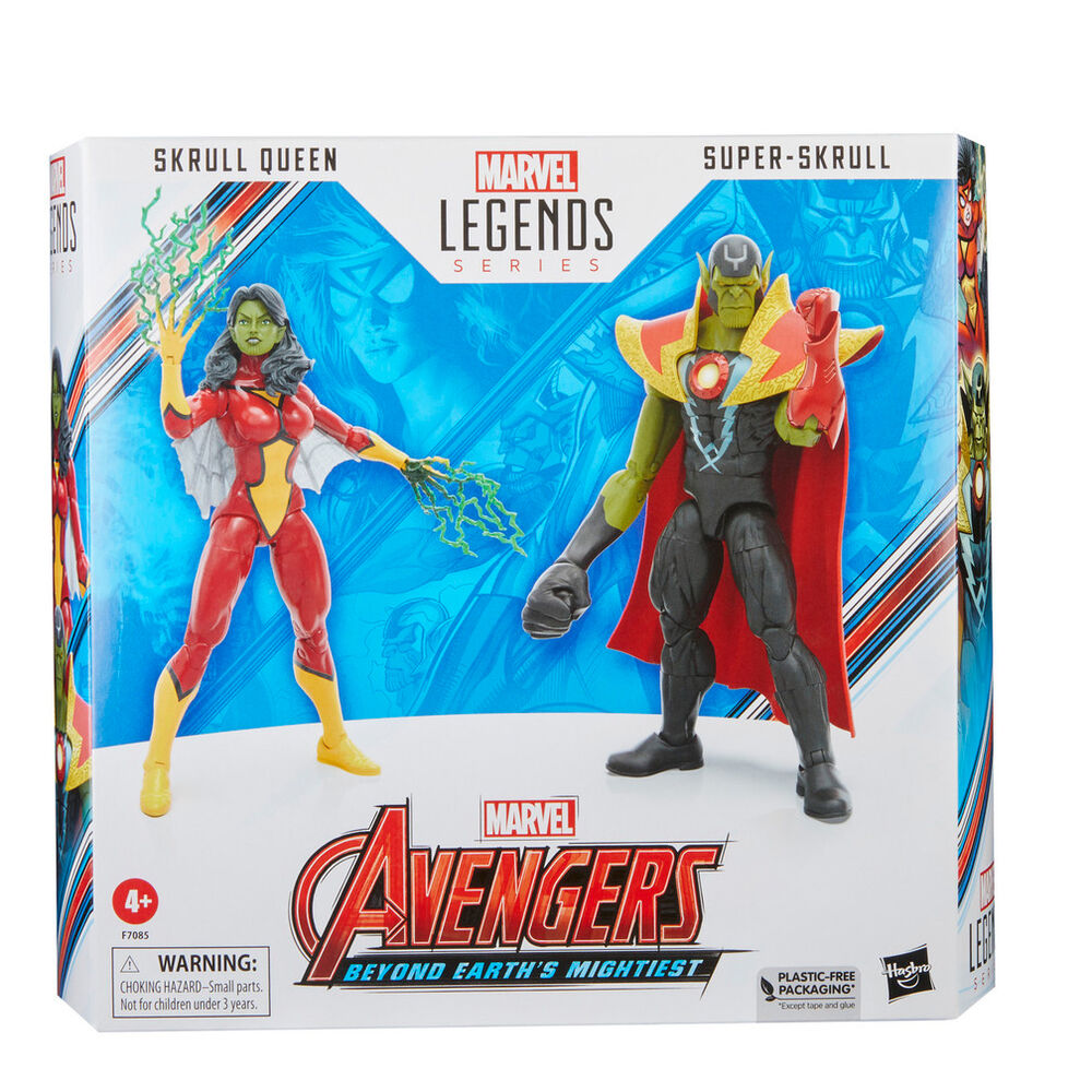 Figuras Skrull Queen & Super Skrull Beyond Earth Mightiest Los Venga