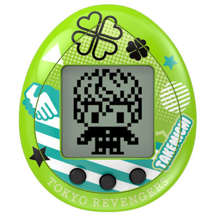 Figura soporte Takemichi + Tamagotchi Hugmy Tokyo Revengers Frikytopia