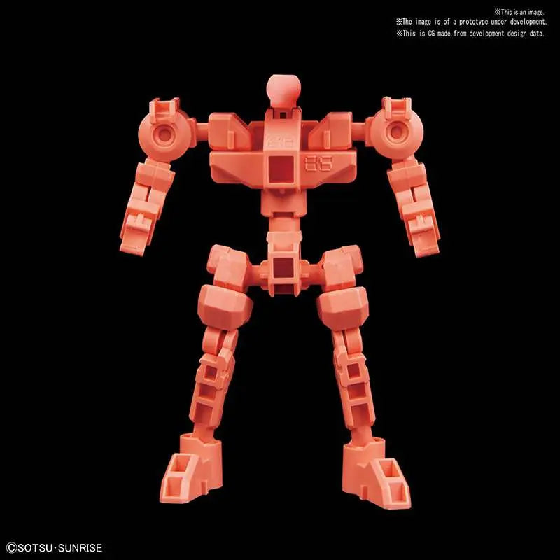 SD GUNDAM CROSS SILHOUETTE FRAME RED