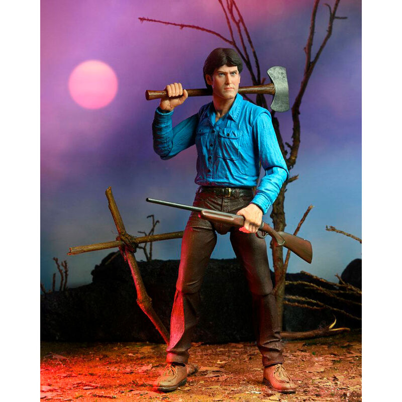 Figura neca evil dead scale ultimate ash 40 aniversario 18 cm