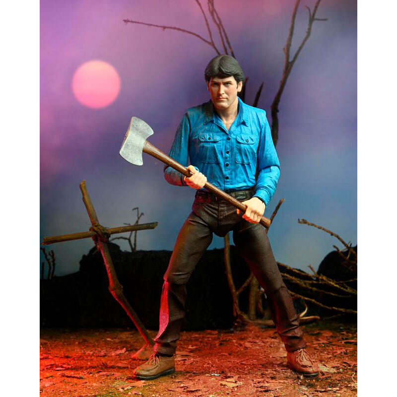 Figura neca evil dead scale ultimate ash 40 aniversario 18 cm