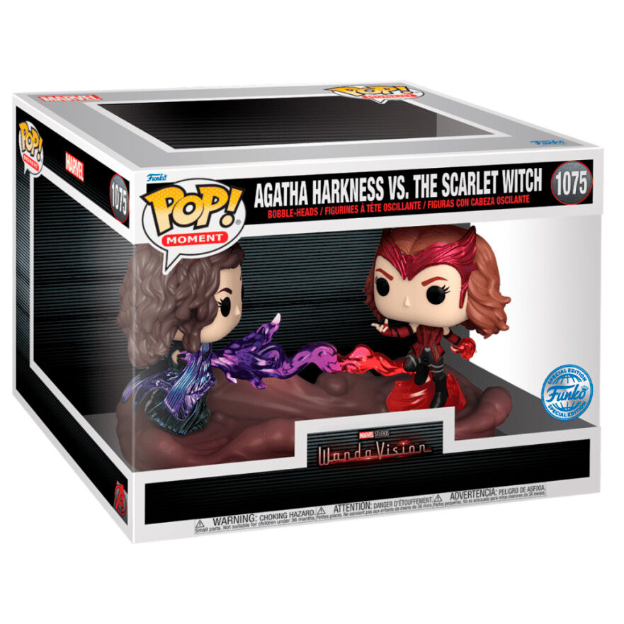 Figura POP Moment Marvel WandaVision Agatha Harkness Vs The Scarlet Frikytopia