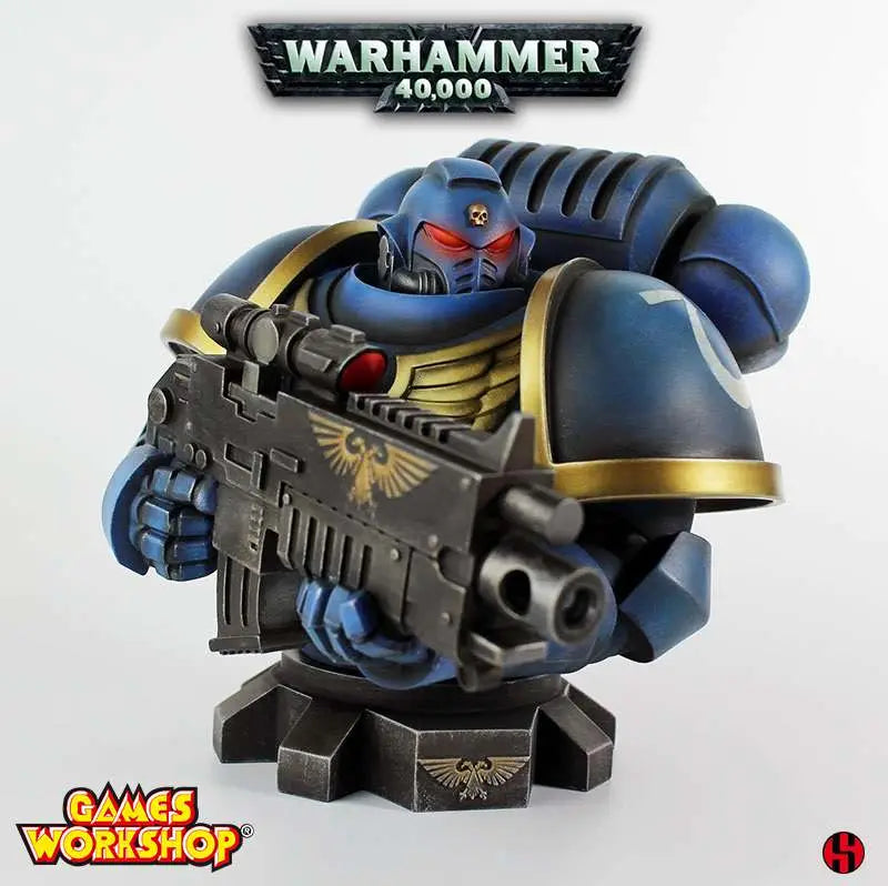 WARHAMMER 40K ULTRA MARINE PRIMARIS BUST Frikytopia