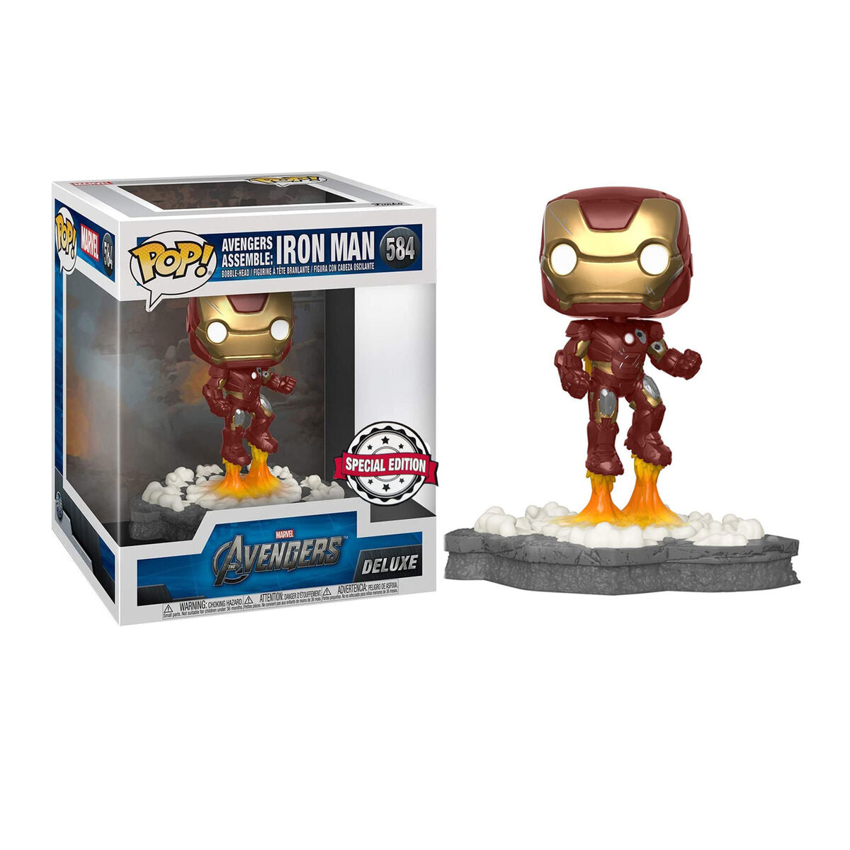 Funko pop deluxe marvel los vengadores iron man assemble 45610 Frikytopia