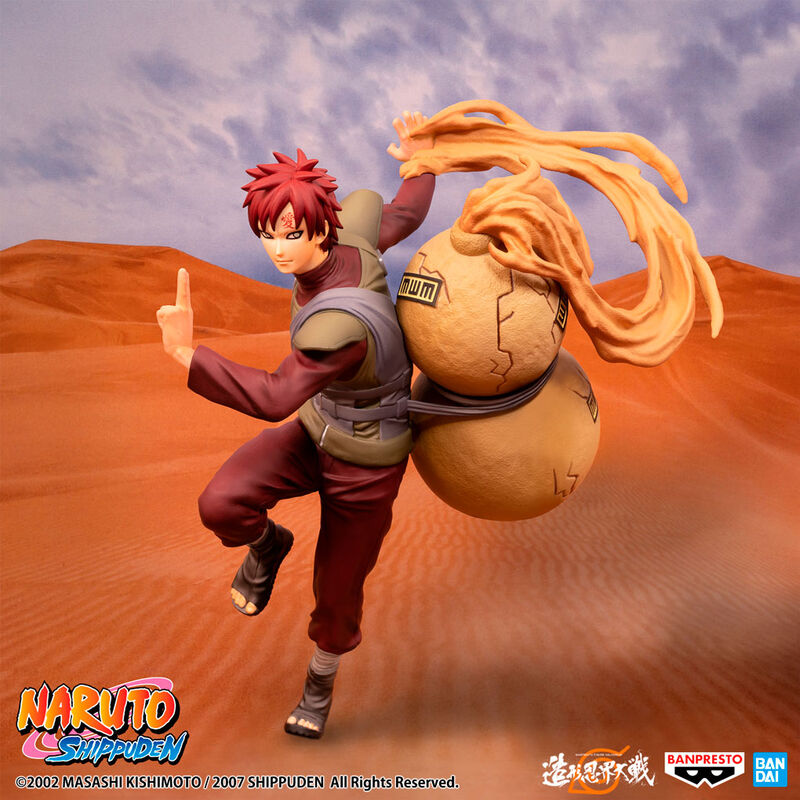 Figura banpresto naruto shippuden colosseum gaara 12cm