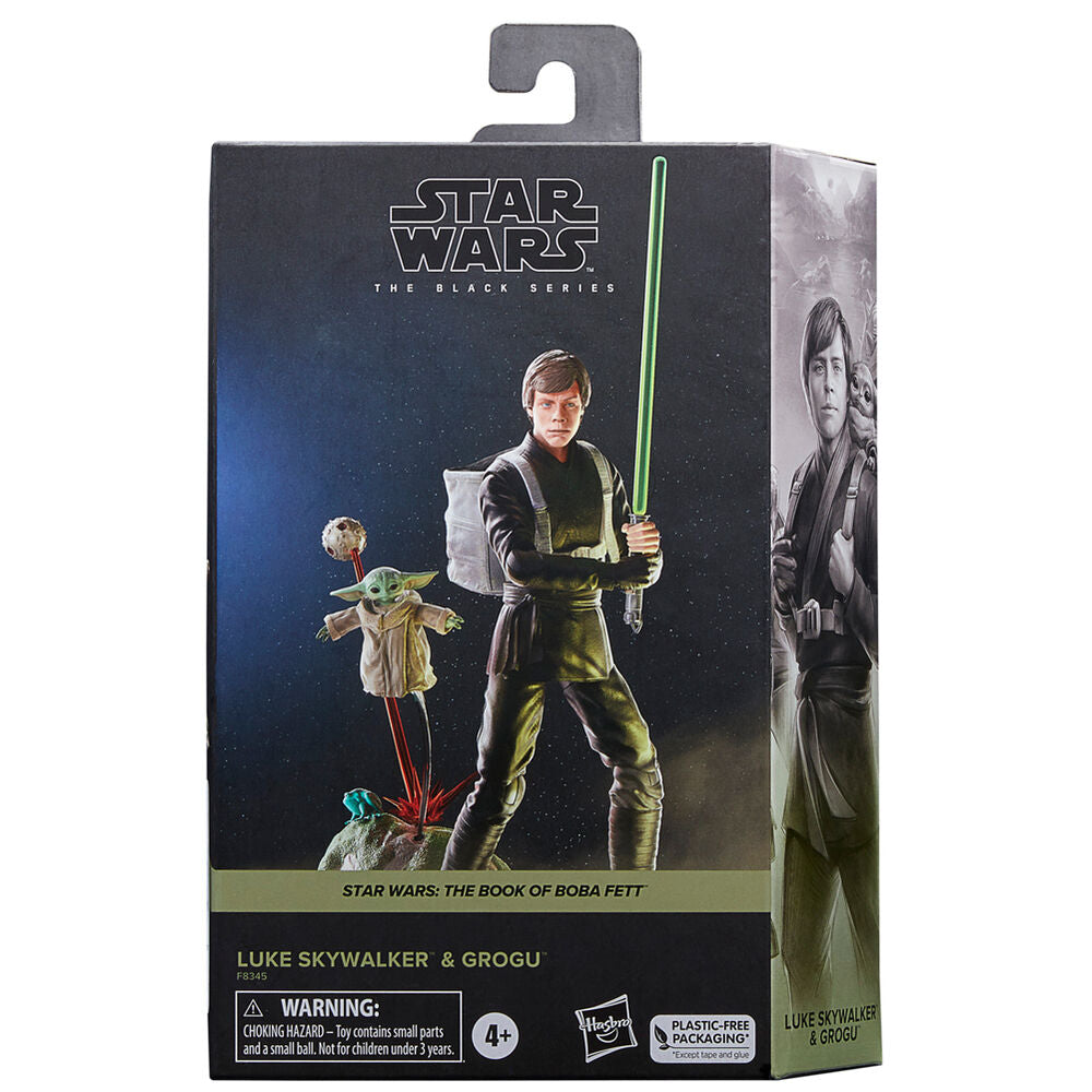 Figura hasbro star wars the black series luke skywalker & grogu
