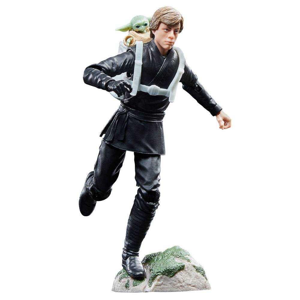 Figura hasbro star wars the black series luke skywalker & grogu