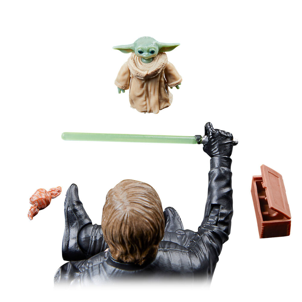 Figura hasbro star wars the black series luke skywalker & grogu