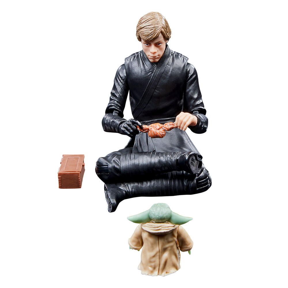 Figura hasbro star wars the black series luke skywalker & grogu