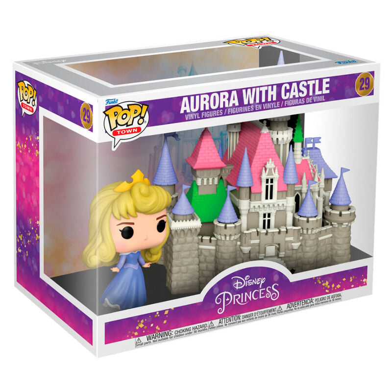 Figura POP Town Disney Princesas Aurora with Castle Frikytopia