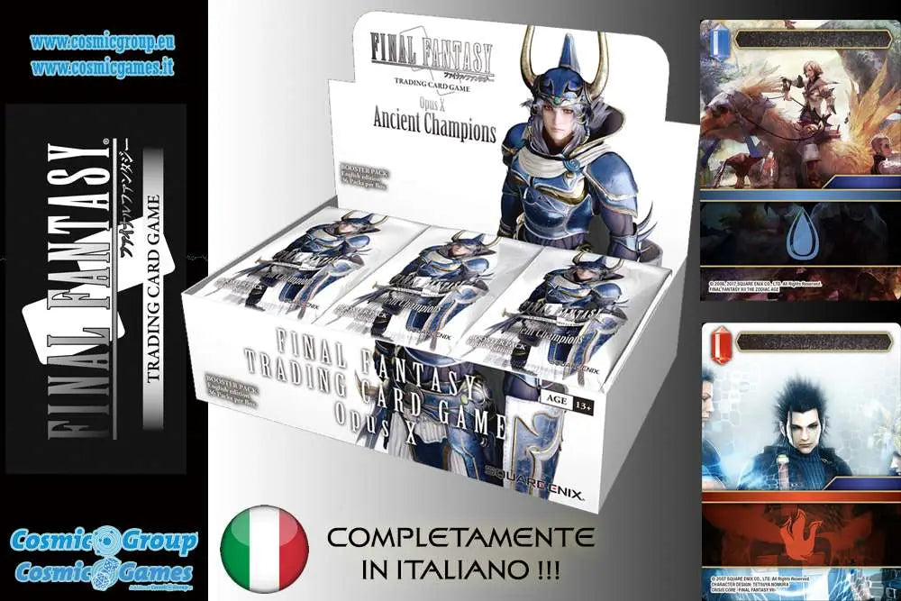 FFTCG OPUS X BOOSTERS BOX ITALIAN (36) Frikytopia