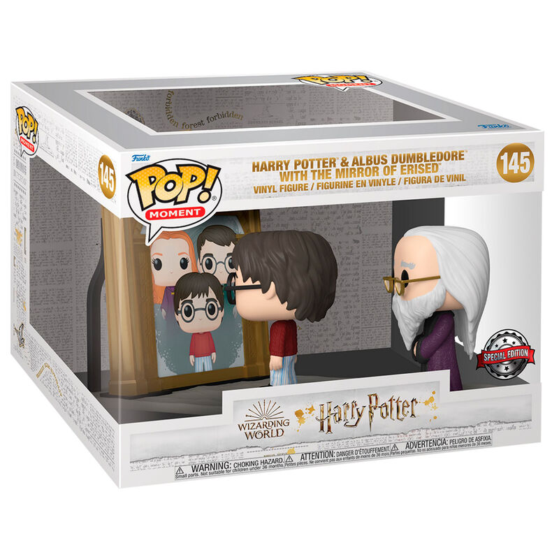 Funko pop moment harry potter espeo de oesed harry & dumbledore 6314