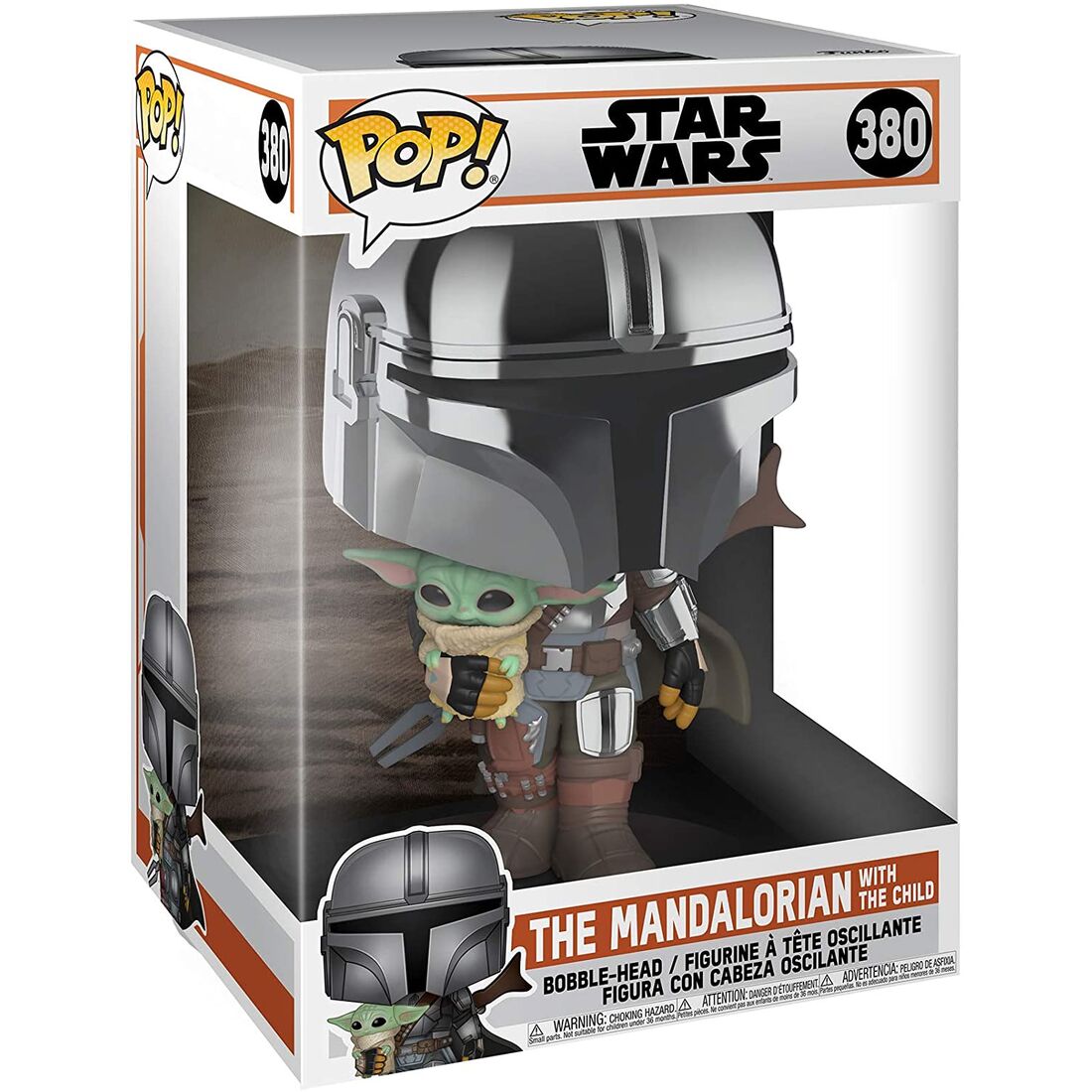 Funko pop star wars the mandalorian el mandaloriano xl version armad
