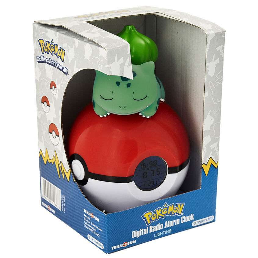Lampara led despertador reloj teknofun madcow entertainment pokemon