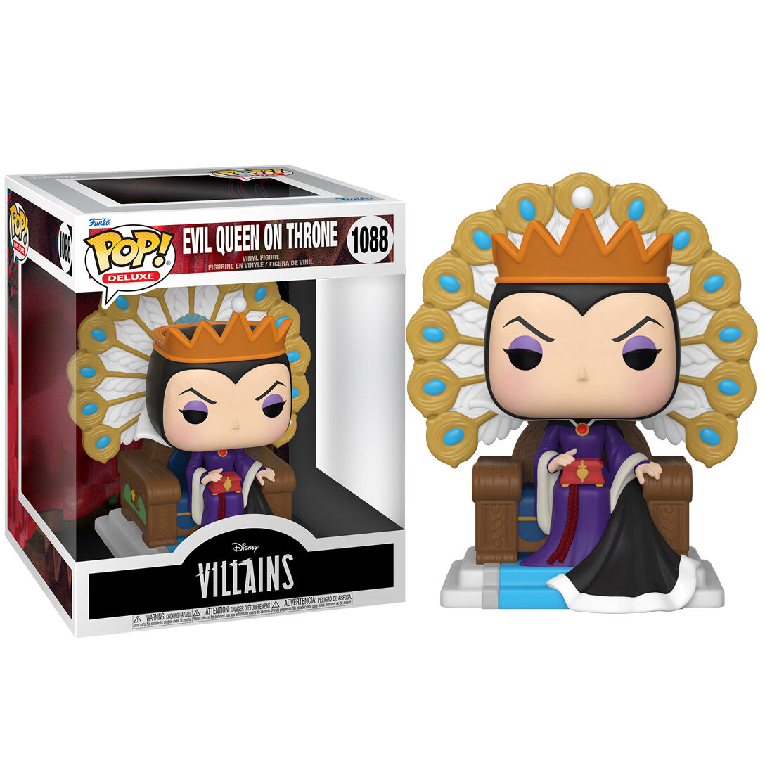 Figura POP Villains Evil Queen on Throne Frikytopia