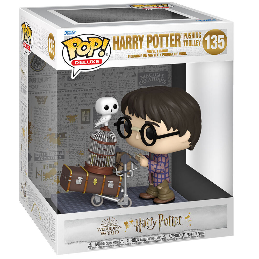 Funko Pop! Funko harry empujando el carro con hedwig 57360 — HARRY POTTER