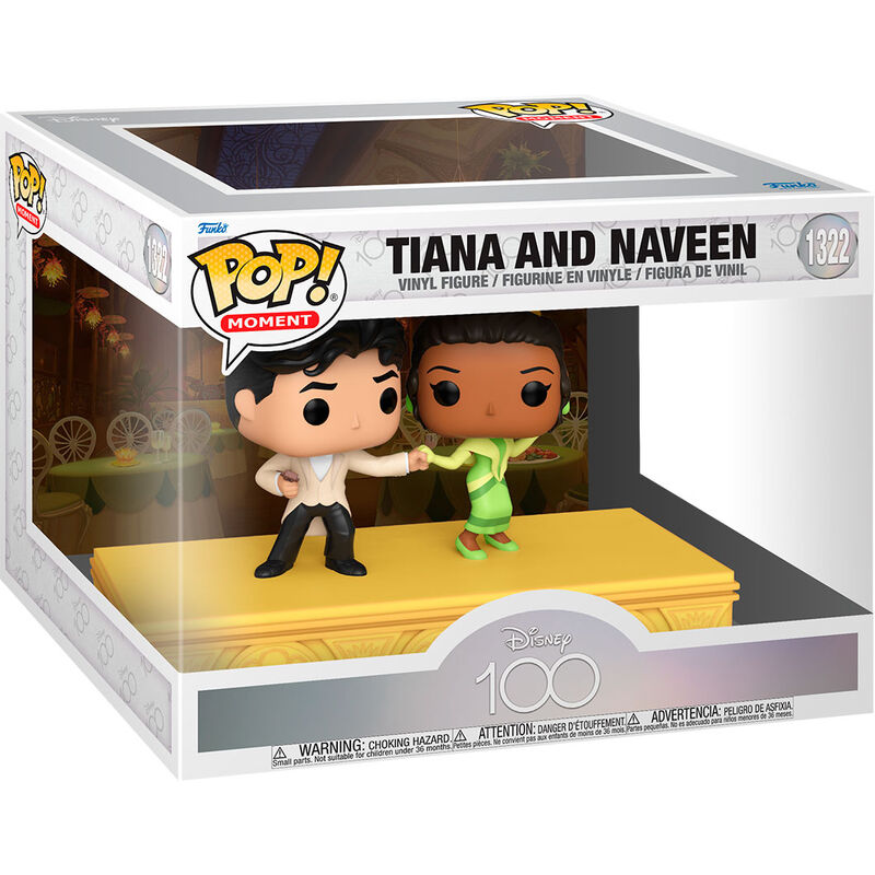 Funko Pop! Funko moment pack de 2 100 aniversario tiana & naveen 67976 — DISNEY