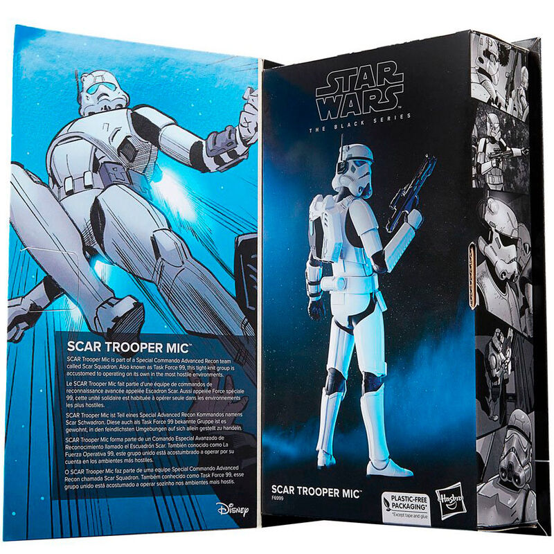 Figura Hasbro Star Wars The Black Series Scar Trooper Mic
