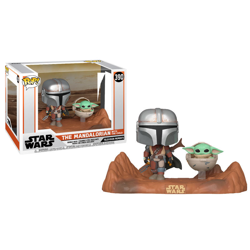 Funko pop star wars the mandalorian the mandalorian & baby yoda Frikytopia