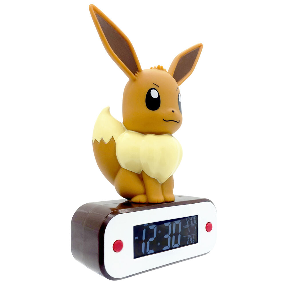 Pokémon despertador con luz Evoli 18 cm