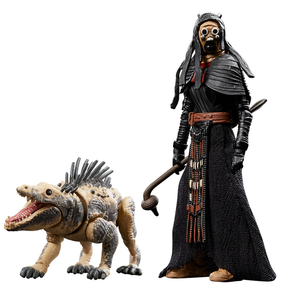Figura hasbro star wars coleccion vintage - tusken & massiff